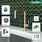 Hansgrohe Talis N Kitchen Faucet, U-Style 1-Spray, 1.75 GPM in Brushed Gold Optic 72806251 - alternate 2