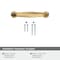Amerock Renown 3 inch 76mm Center-to-Center Champagne Bronze Cabinet Pull BP37395CZ - alternate 3