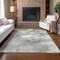 Homeroots 9' X 12' Beige Tan And Gray Abstract Washable Indoor Outdoor Area Rug 577755 - alternate 6