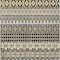 Homeroots 5' X 8' Charcoal Gray And Gold Quatrefoil Washable Indoor Outdoor Area Rug 583211 - alternate 6