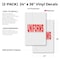 Signmission Uniforms, Vinyl Decals Only 24 Inch x 36 Inch, Vinyl Decal, 2PK DSB-2436-2PACK-Uniforms - alternate 2