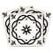 Homeroots 4" X 4" Black and White Rolla Peel and Stick Removable Tiles 399945 - alternate 4