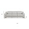 Homeroots 103" Light Gray Italian Leather Reclining USB Sofa 632871 - alternate 11
