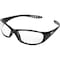 Kleenguard V40 HellRaiser, Safety Glasses, Anti-Scratch, Clear Lens, Black Frame, Full-Frame 20539 - alternate 1