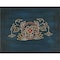 Homeroots 20in Blue and Brown Hand Painted Wood Accent Cabinet With Three Drawers 383195 - alternate 6