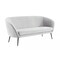 Homeroots 75" Light Gray Sofa With Black Legs 480908 - alternate 6