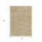 Homeroots 3' X 5' Tan And Beige Abstract Washable Indoor Outdoor Area Rug 616034 - alternate 6