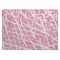 Homeroots 2' X 3' Pink and Ivory Abstract Washable Non Skid Indoor Outdoor Area Rug 559298 - alternate 5