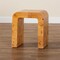 Bali & Pari Revelle Modern and Contemporary Natural Light Mappa Real Burl Wood End Table 249-13930-ZORO - alternate 5