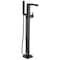 Delta Ara Single Handle Floor Mount Tub Filler Trim with Hand Shower T4767-BLFL - alternate 1