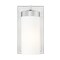 Z-Lite Danica 1-Light Wall Sconce, 4.75 in W, Brushed Nickel 3044-1S-BN - alternate 3