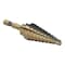 Drill America No 3 HSS Black & Gold Quick Change Hex Shank Step Drill Bit (1/4" - 3/4" by 1/16") STE3HEX - alternate 1