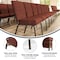 Flash Furniture Advantage 20.5 in. Cinnamon Molded Foam Church Chair PCCF-107 - alternate 8