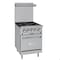 Koolmore 24 in. 4 Burner Commercial Natural Gas Range with Oven in Stainless-Steel KM-CR24-NG - alternate 7