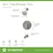 Symmons Single Handle Wall Mount Tub and Shower Trim Kit with Diverter Lever - Valve Not Included S5592STN15TRM - alternate 3
