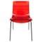 Leisuremod Astor Plastic Dining Chair with Black Steel Base in Orange, 4PK ACBL-20OR4 - alternate 7