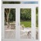Vdomdoors Front Exterior Prehung Metal-Plastic Double Doors Clear Glass / MANUX 8666 White Silk / Office Comm MANUX8666DEXD-WS-W72+14xH80+14-LH-I - alternate 1