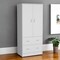 Homeroots 71" White Two Door Two Drawer Combo Dresser 552277 - alternate 7