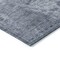 Homeroots 9' X 12' Blue And Gray Abstract Washable Indoor Outdoor Area Rug 615504 - alternate 4