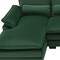 Homeroots 55" Green Fabric Modular Sleeper Sofa 568294 - alternate 6