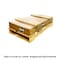 Diversified Spaces Wooden Leg Tables with Compartments, Oak, Wood Frame, 48 in W, Black C711LBBK30L - alternate 5