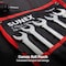 Sunex 5 Pc. Metric Full Polish V-Groove Combination Wrench Set 9918MA - alternate 1