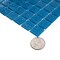 Apollo Tile Dune 12 in. x 12 in. Glossy Azure Blue Glass Mosaic Wall and Floor Tile 20 sq. ft./case, 20PK APLSA88BL506A - alternate 2