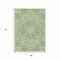 Homeroots 5' X 8' Artichoke Green And Ivory Medallion Washable Indoor Outdoor Area Rug 617450 - alternate 6