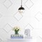 Jonathan Y Nixon 7.5" 1-Light MidCentury Modern Metal/Glass Adjustable Drop Globe LED Pendant, Brass Gold/Black JYL3513A - alternate 6