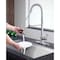 Anzzi Bastion Single Handle Standard Kitchen Faucet in Brushed Nickel KF-AZ209BN - alternate 8