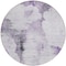 Homeroots 8' Purple Lavender And Gray Round Abstract Washable Indoor Outdoor Area Rug 582676 - alternate 4