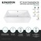 Kingston Brass 67-Inch Acrylic Rectangular Double Ended Freestanding Tub with Overflow/Drain Assembly VTDE673321M8 - alternate 4
