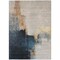 Homeroots 5' X 8' Taupe Black And Blue Abstract Washable Indoor Outdoor Area Rug 603036 - alternate 5