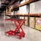 Vevor Hydraulic Lift Table Cart 330 lbs Manual Double Scissor Lift Table 50" TFD15 - alternate 5