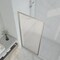 Anzzi Welle 74x34in Framed Fixed Shower Screen Door, Brushed Nickel with 5/16in 8mm Tempered Fluted Glass SD-AZ22-01BN-FL - alternate 5
