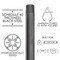 Ace Trading - Nipple 3/4 in. MIP each X 3/4 in. D MIP Black Steel Close Nipple 300UP34XCL - alternate 8