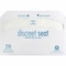 Hospeco Discreet Seat Toilet Seat Covers Half Fold - Case of 5000 DS-5000 - alternate 1