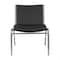 Flash Furniture HERCULES Big & Tall 1000 lb. Rated Black Vinyl Stack Chair XU-60555-BLK-VYL-GG - alternate 6