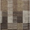 Homeroots 3' X 5' Chocolate Ivory And Gold Striped Washable Indoor Outdoor Area Rug 613157 - alternate 7