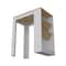 Homeroots White And Natural 36in Kitchen Island With Storage 519051 - alternate 4