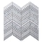 Apollo Tile 13x14 Bianco Carrara Marble Polished Floor and Wall Mosaic Tile 6.09 sqft/case, 5PK APLBL8807CAA - alternate 1