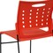 Flash Furniture Orange Plastic Stack Chair, PK5 5-RUT-2-OR-GG - alternate 7