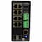 Transition Networks MANAGED HARDENED POE+ SWITCH, 8 10/100/1000BASE-T POE+, 2 100/1000BASE-X S SISPM1040-582-LRT - alternate 1