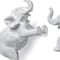 Homeroots Set of Two Maynard I Gray Elephant Resin Hanging Dimensional Sculpture, 2PK 608653 - alternate 2
