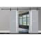 Sartodoors Sturdy Double Barn Door with Frosted Glass Grey 56x84 (2* 28x84) Solid Core Modern Interior VEREGIO7288DB-GRE-5684 - alternate 1
