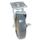 Vestil Rubber Swivel With Brake Caster 8 In. Diameter x 2 In. Width 881 Lb. Capacity Dark Gray/Gold CST-KSM-8X2MR-SWB - alternate 3