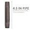 Ace Trading - Nipple 1/2 in. MIP each X 1/2 in. D MIP Black Steel 4-1/2 in. L Nipple 300UP12X412 - alternate 7