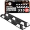 Xpose Safety Parking Block, Rubber, 4 in Height, 48 in Length, Black/White 24 PK PBSW-4-24-X - alternate 1