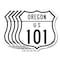 Signmission Oregon Route Marker Shield Sign Us 101, 12 inch X 12 inch, Aluminum Metal Sign, 5PK SHI-A-5Pack-12-427 - alternate 1
