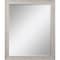 Homeroots 34" White Distressed Wood Framed Accent Mirror 632850 - alternate 4